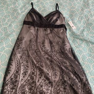 Black and Silver Sparkly Dress